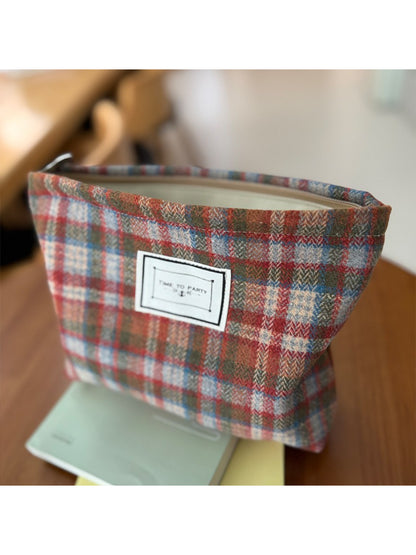 Cosbai - Soft Tartan Pouch