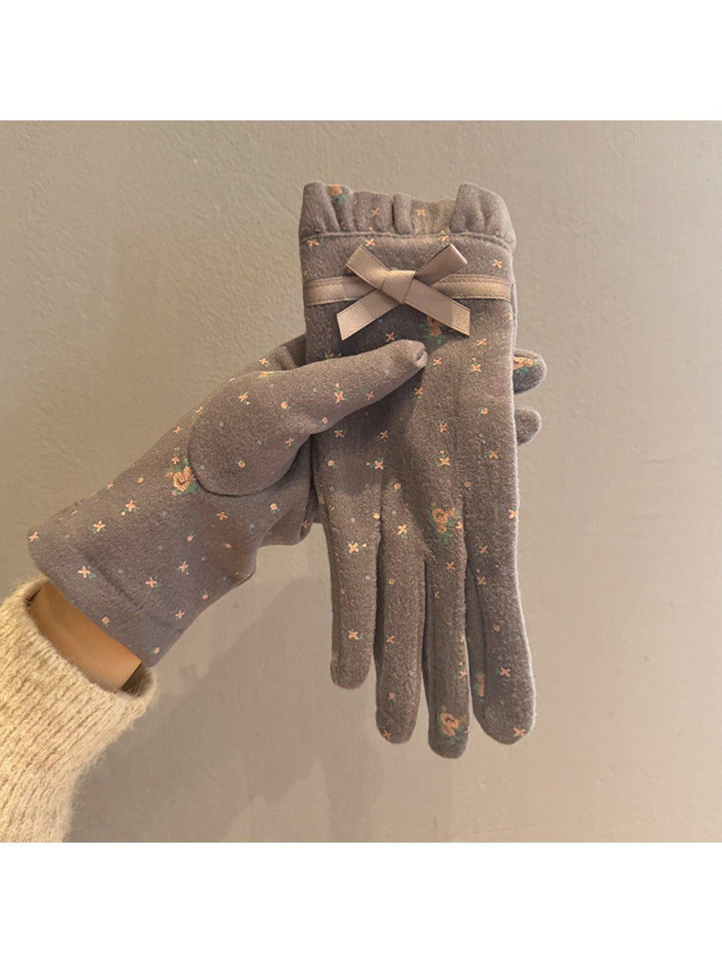 Gloving – Women's Touchscreen Gloves with Bow Accent