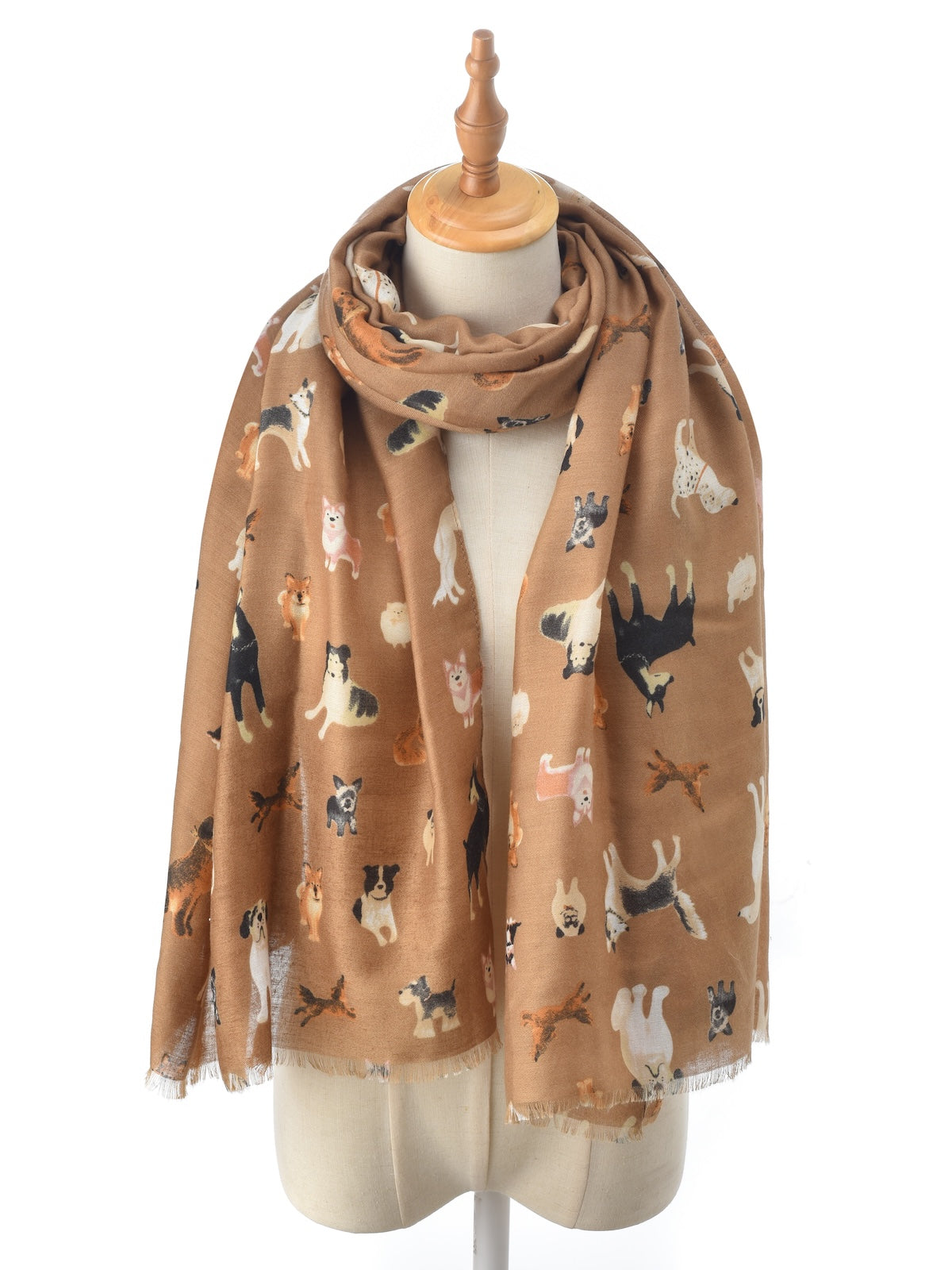 Scarvii - Cute Cartoon Dog Pattern Scarf
