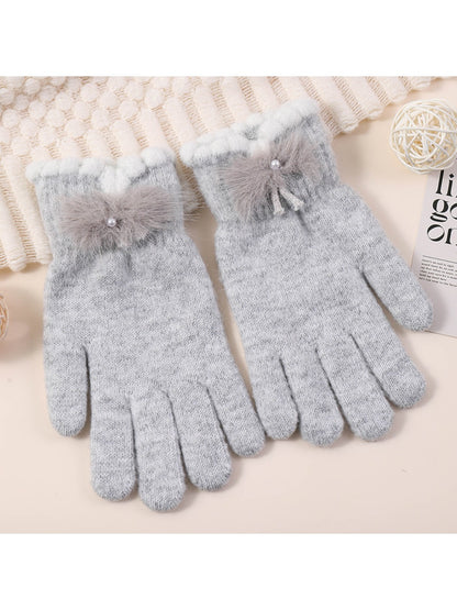 Gloving – Pom Plush Winter Gloves