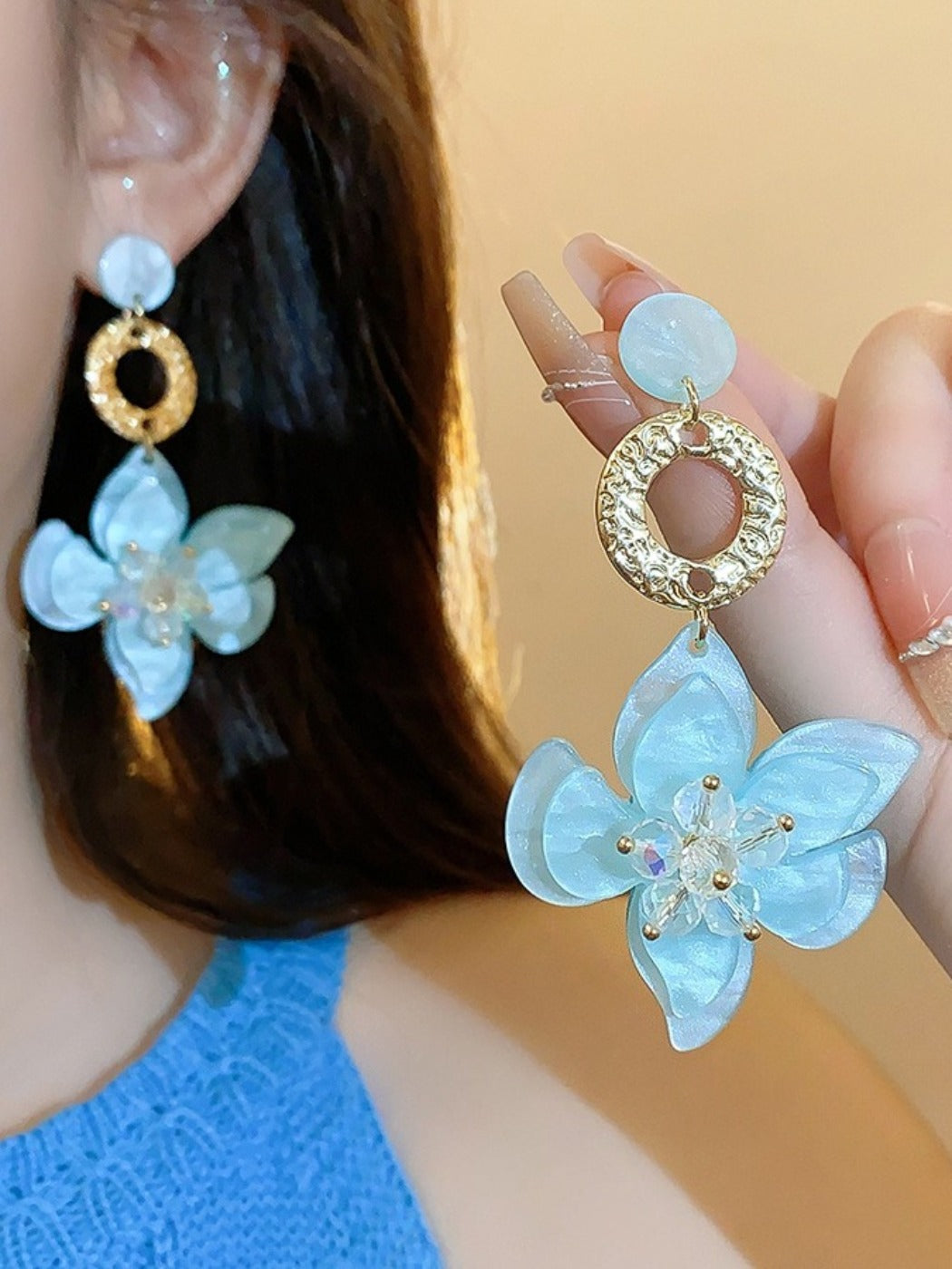Earwish - Elegant Flower Earrings
