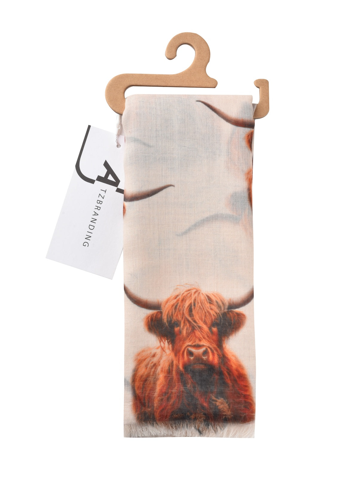 Scarvii – Highland Cow Print Scarf