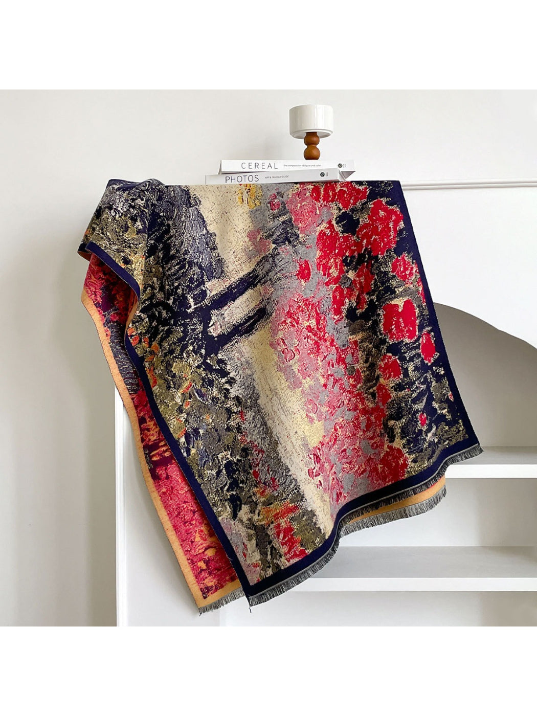Scarvii - Vintage Abstract Art Paisley Print Scarf & Wrap