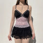 Vesty - Leopard Corset Tank Top with Bow