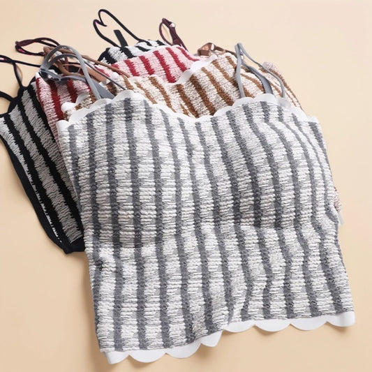 Vesty - Sweet Striped Padded Camisole
