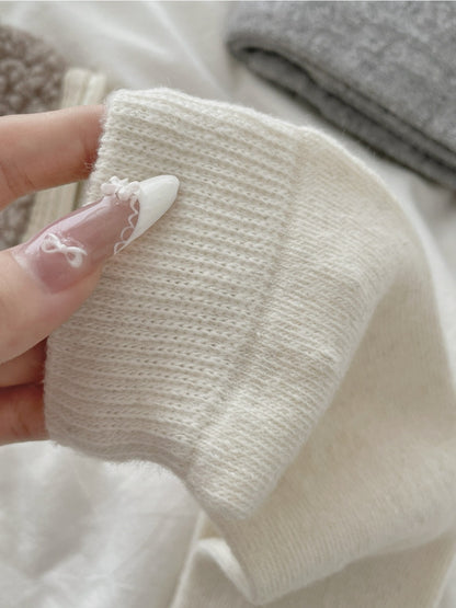 Rufia - Solid Color Long Socks for Women