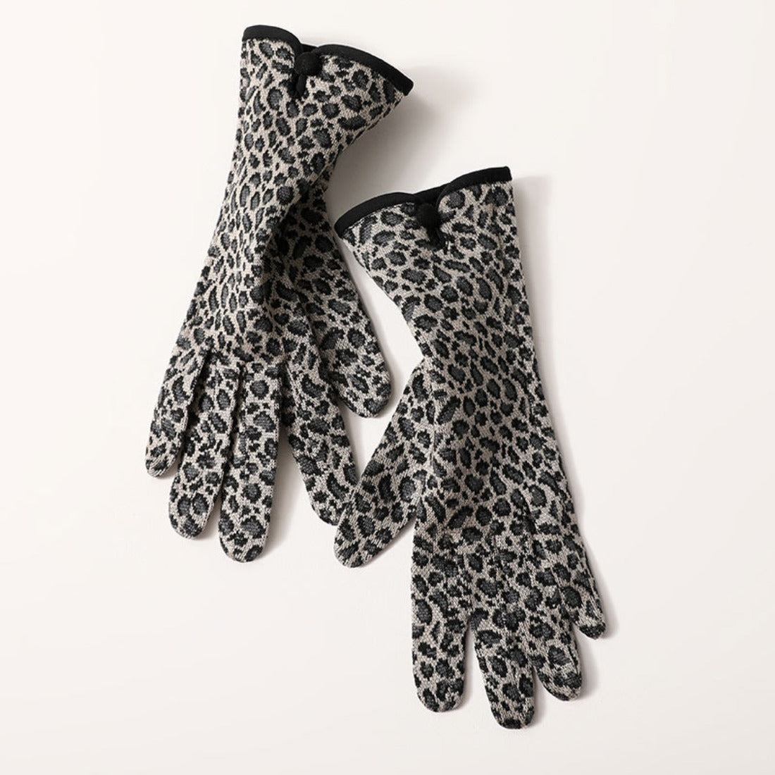 Gloving - Floral Knit Touchscreen Gloves