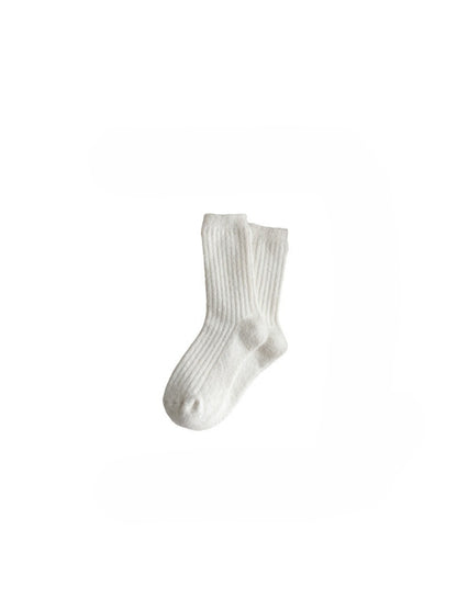 Rufia - Fuzzy Ribbed Cozy Crew Socks