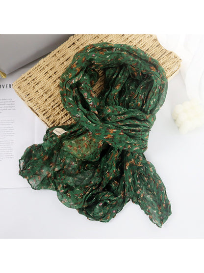 Scarvii - Ditsy Floral Crinkle Scarf