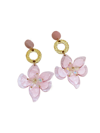 Earwish - Elegant Flower Earrings