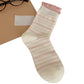 Rufia - Striped Mid-Calf Casual Socks for Women