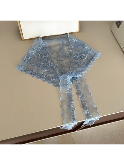 Scarvii - Vintage Lace Tie Scarf - image 5