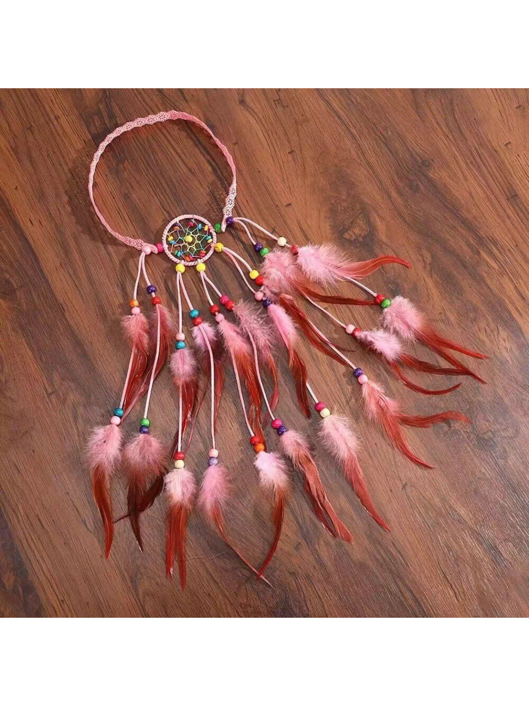 Hairish - Colorful Feather Tassel Hair Headpiece