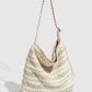 Cosbai - Rainbow Woven Single-shoulder Bag with Large Capacity