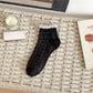 Rufia - Lace Trim Mesh Ankle Socks