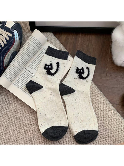 Rufia - Playful Pet Faces Crew Socks