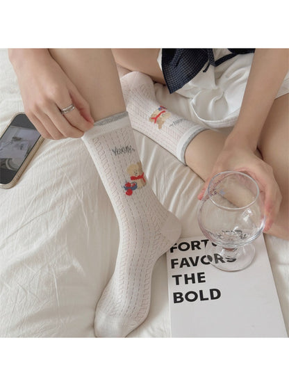 Rufia - Sweet Cartoon Graphic Crew Socks product image 3
