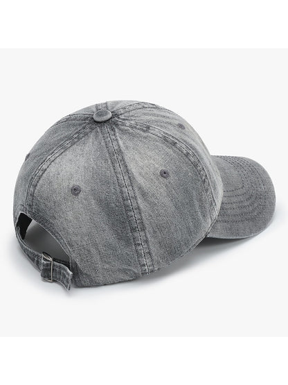Haila - Vintage Washed Plain Adjustable Baseball Cap