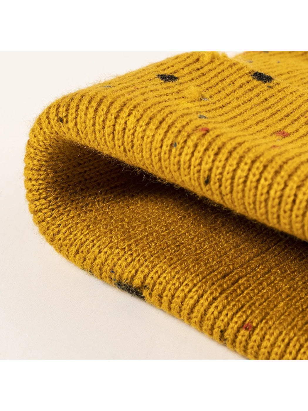 Haila - Paint Splatter Cuffed Knit Beanie