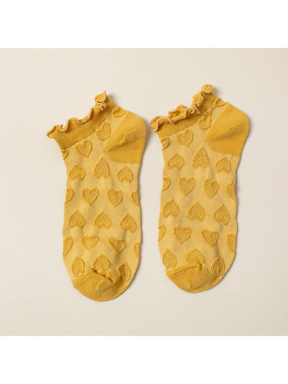 Rufia - Textured Heart Ankle Socks product image 10
