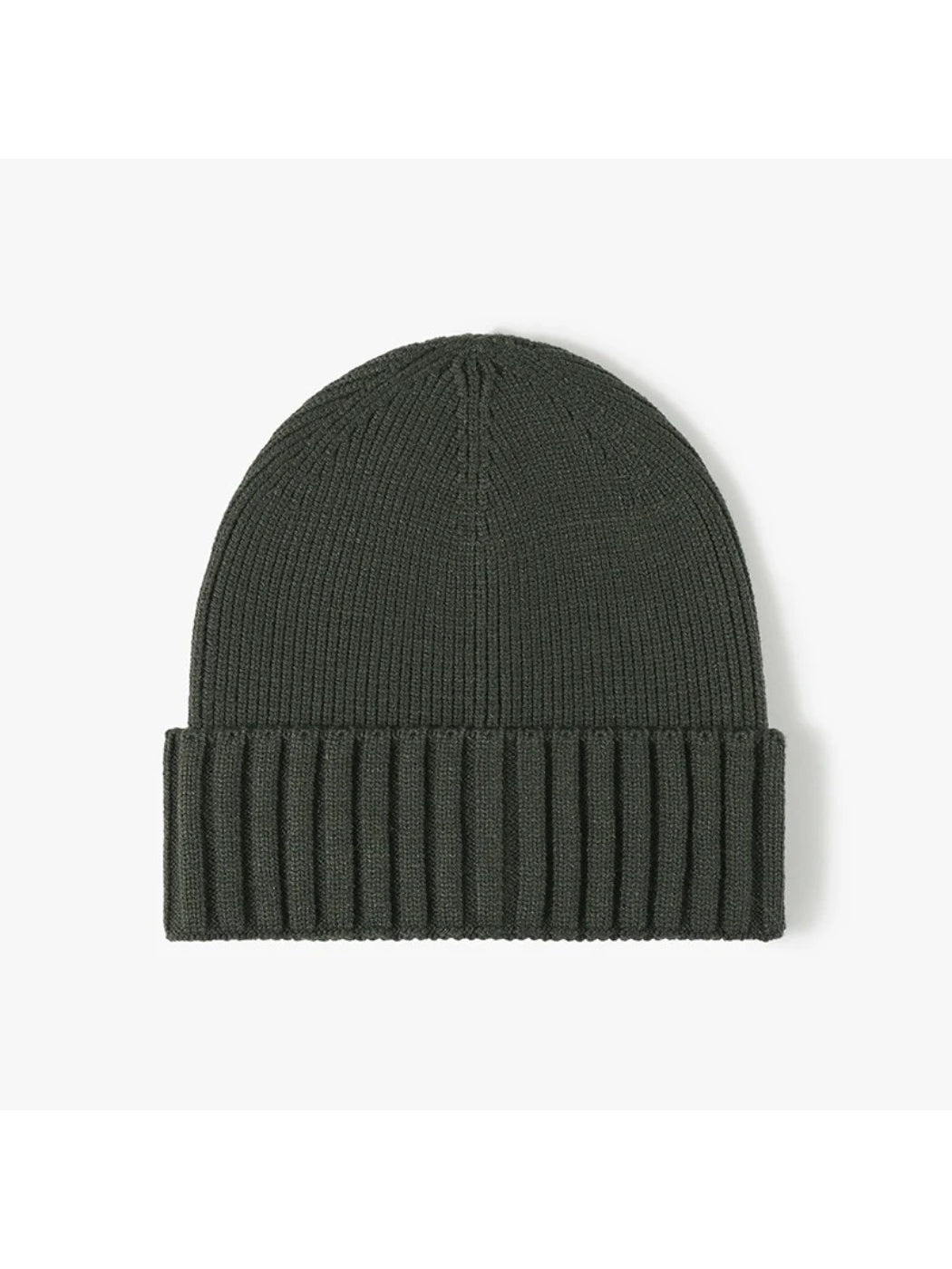 Haila - Classic Solid Ribbed Cuffed Beanie