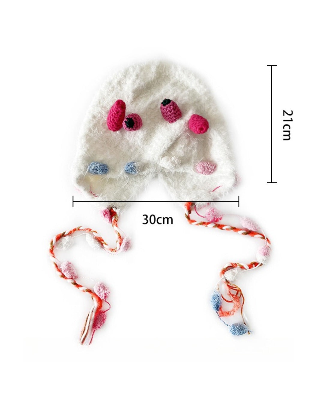 Haila - Cute Tassel Knitted Beanie with Pompom