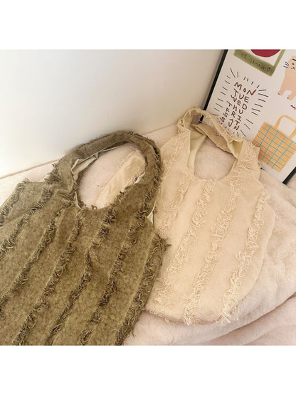 Cosbai - Elegant Soft Texture Shoulder Tote