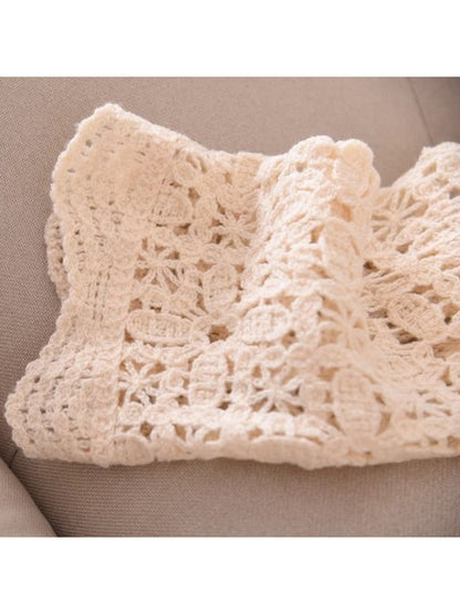 Crosa - Long Sleeve Short Style V Neck Knit Cardigan