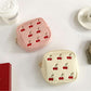Cosbai - Compact Pouch with Cherry Print for Women