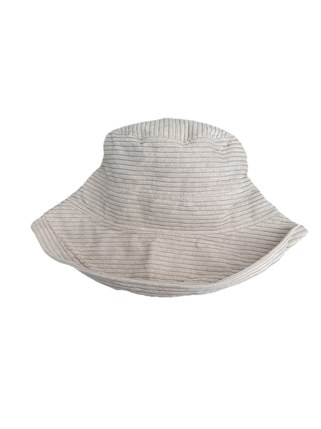 Haila - Foldable Solid Color Round Crown Bucket Hat