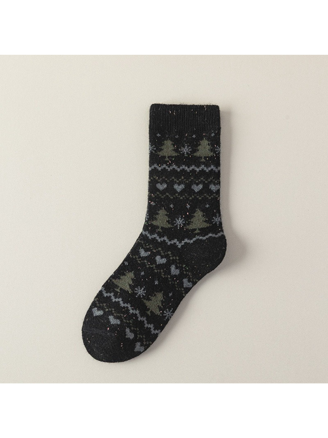 Rufia - Cozy Winter Forest Crew Socks