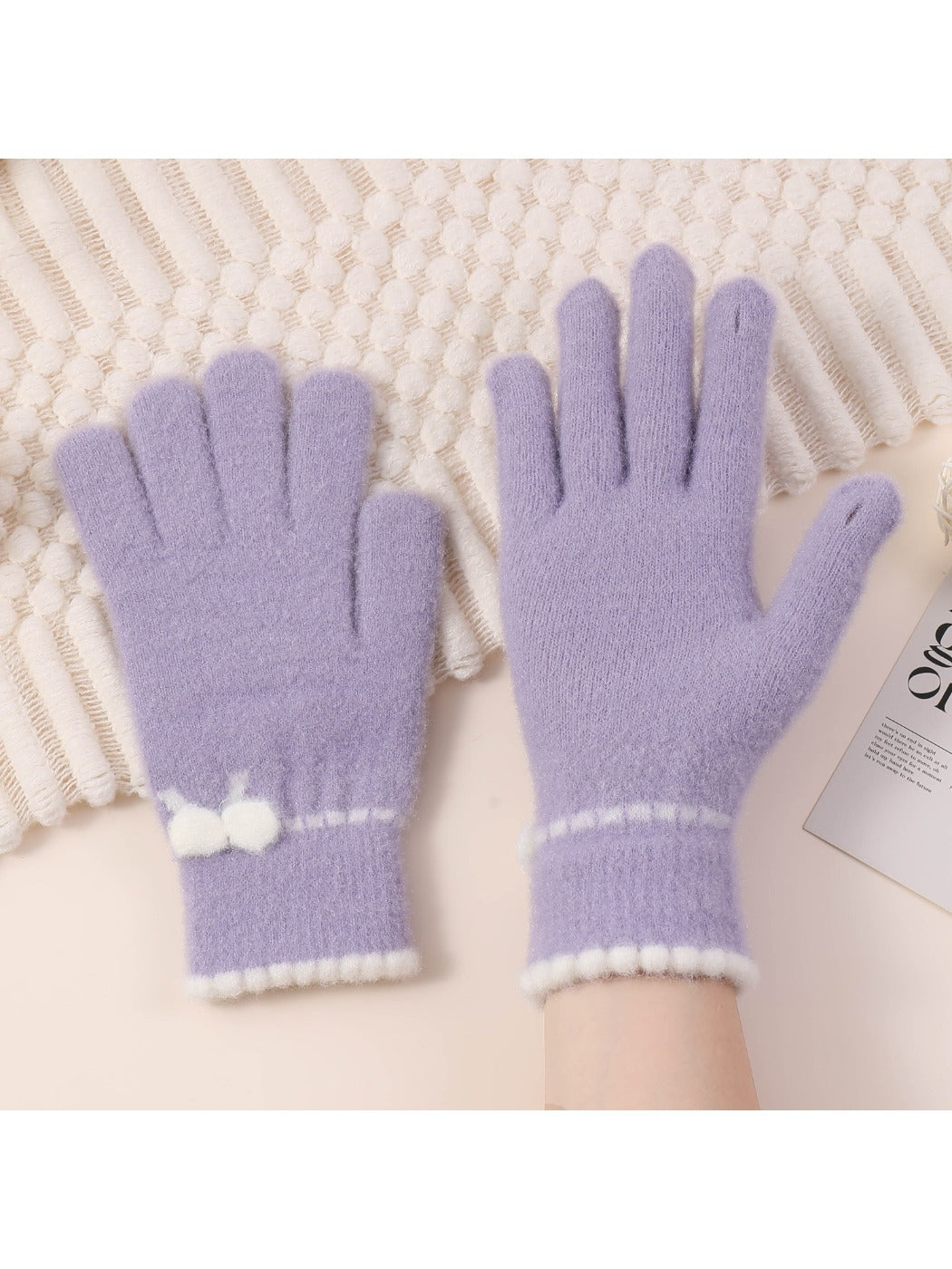 Gloving – Bow Accent Winter Gloves