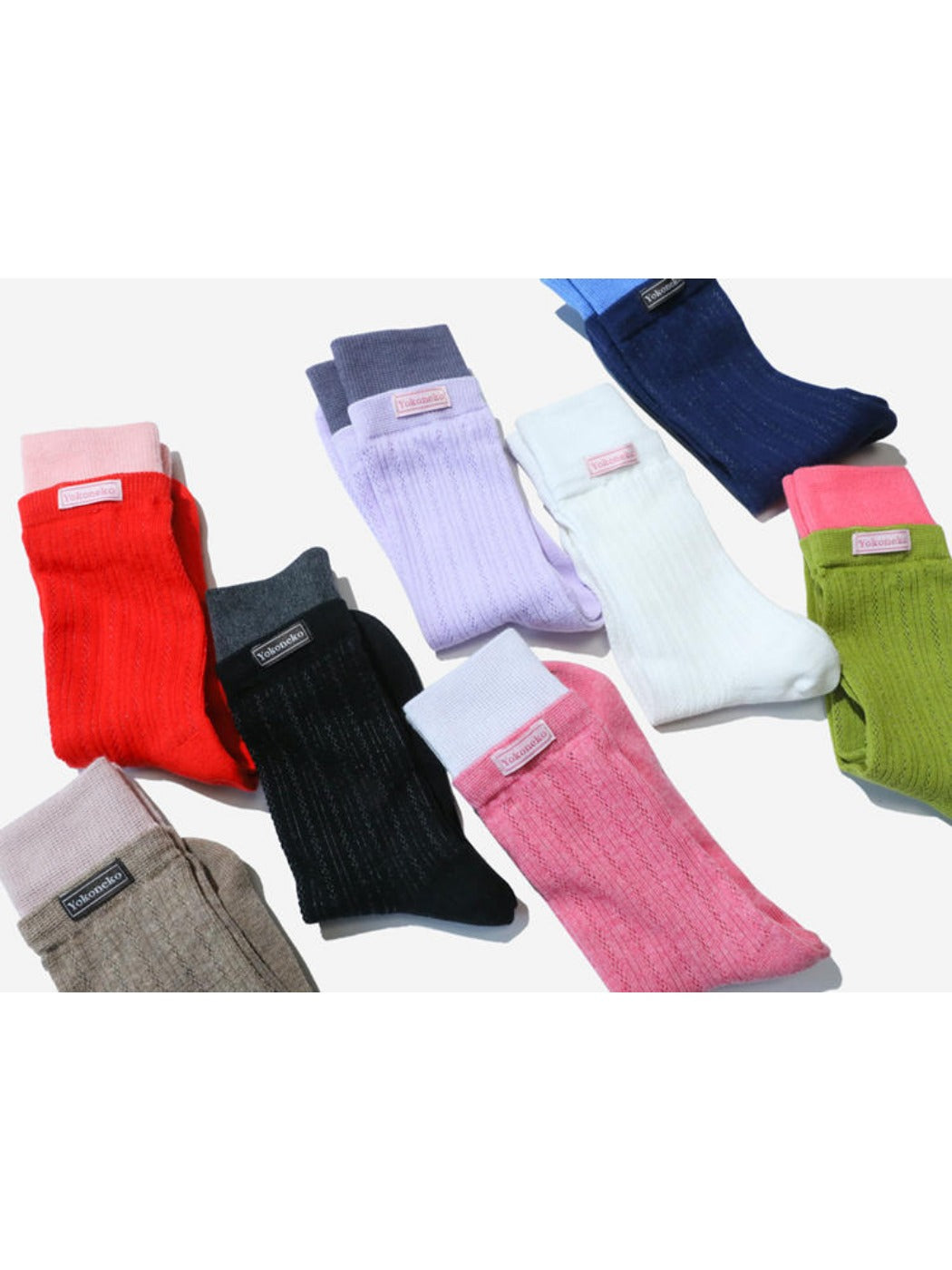 Rufia - Dopamine Summer Mesh Colorblock Ankle Socks
