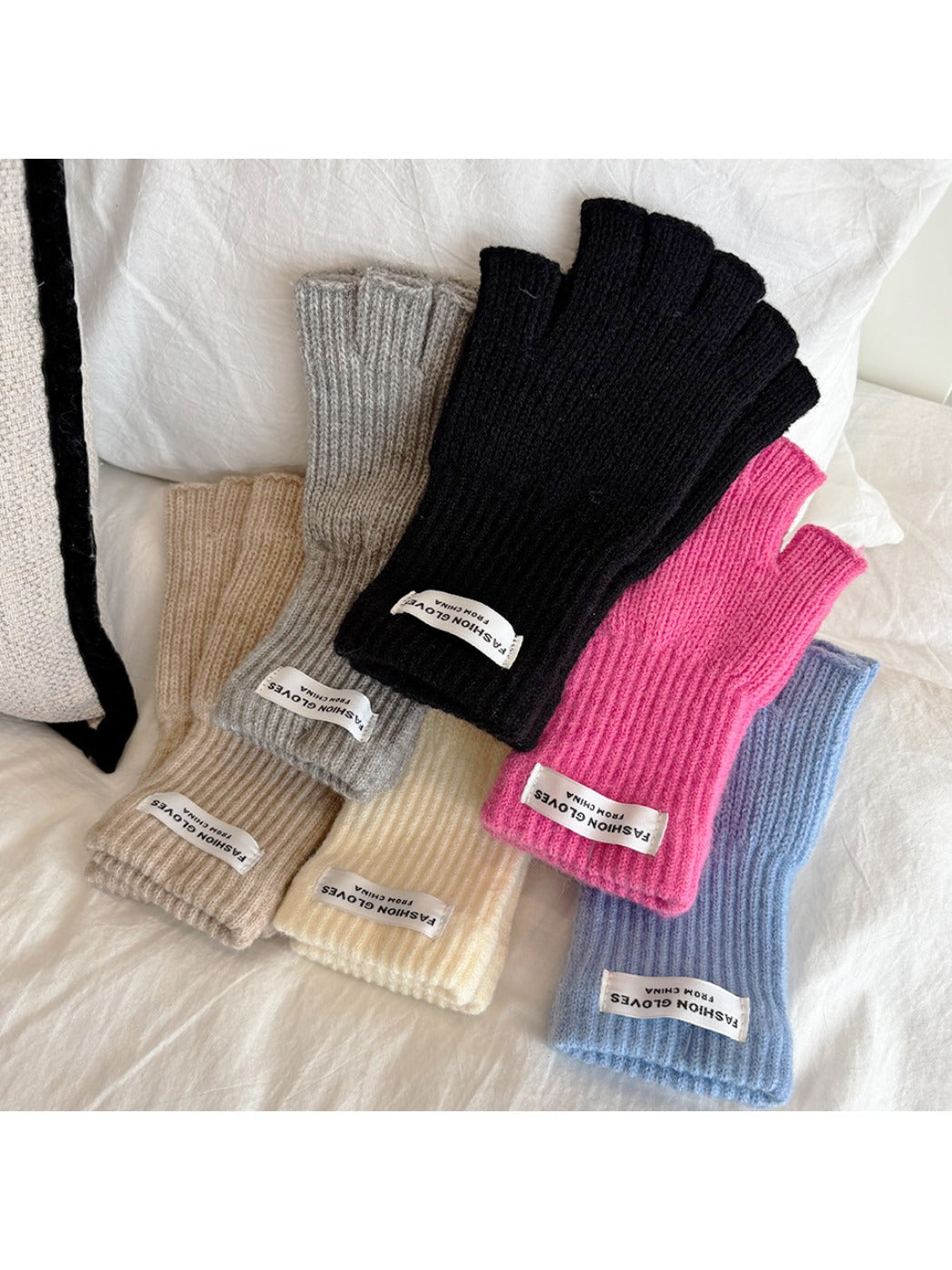 Gloving - Winter Half-Finger Knitted Gloves