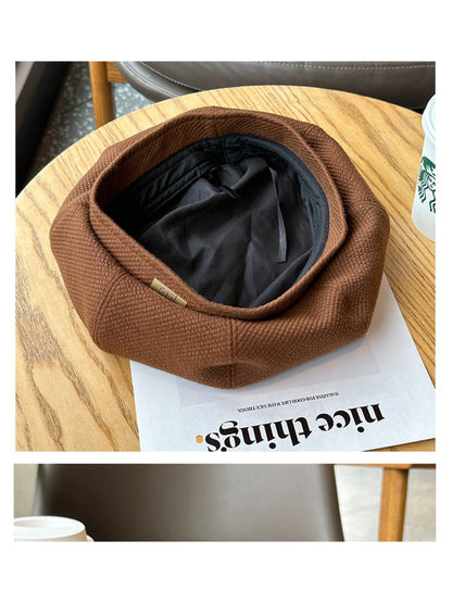 Haila - Minimal Soft Textured Classic Beret