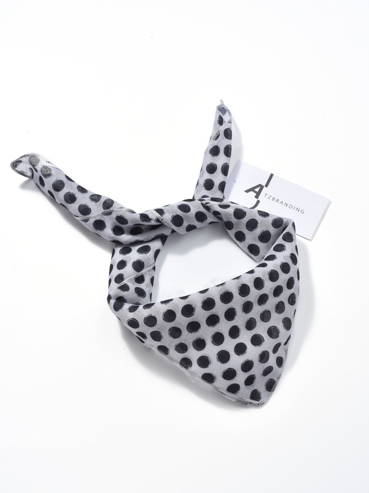 Scarvii - Lightweight Polka Dot Square Scarf