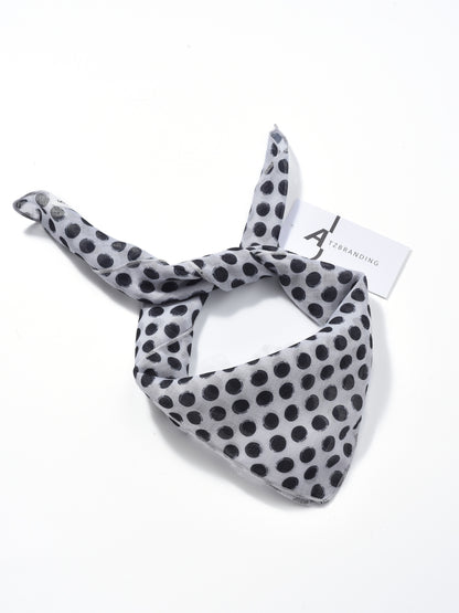 Scarvii - Lightweight Polka Dot Square Scarf