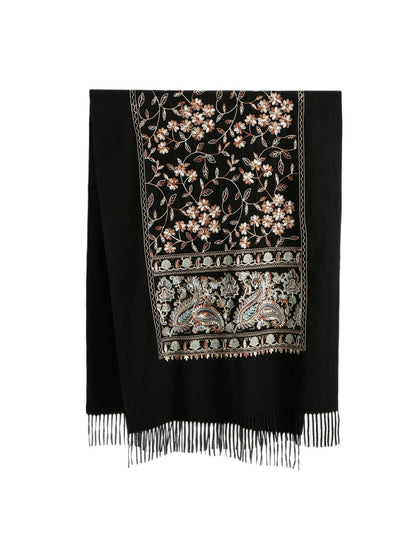 Scarvii - Bohemian Embroidered Winter Shawl Scarf