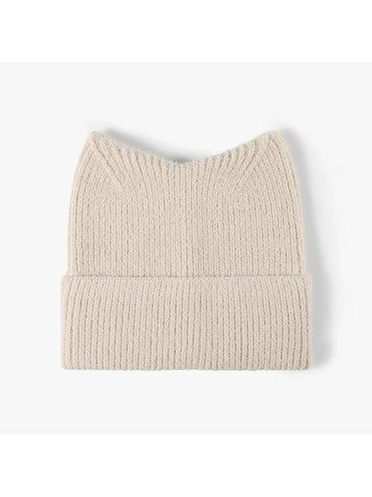 Haila - Peaked Crown Cuffed Knit Beanie