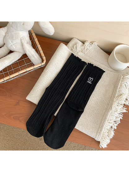 Rufia - Ruffle Bunny Embroidered Crew Socks product image 4