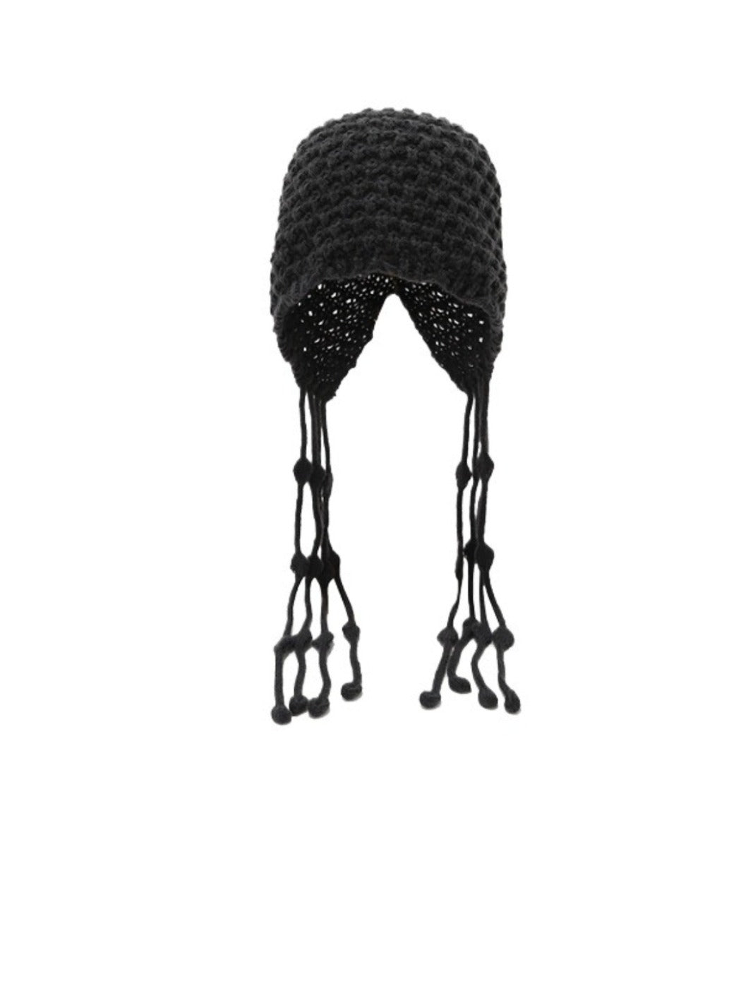 Haila – Knitted Earflap Pom Winter Knitted Beanie