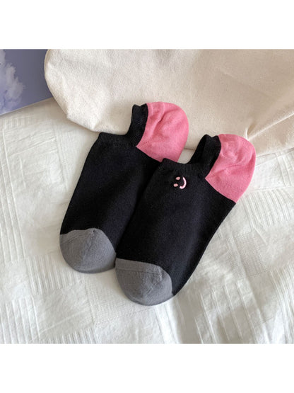 Rufia - Pastel Smiley Low Cut Socks
