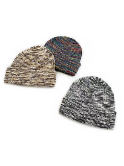 Haila - Soft Marled Foldover Knit Beanie