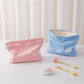 Cosbai - Embossed Bow Travel Makeup Storage Bag