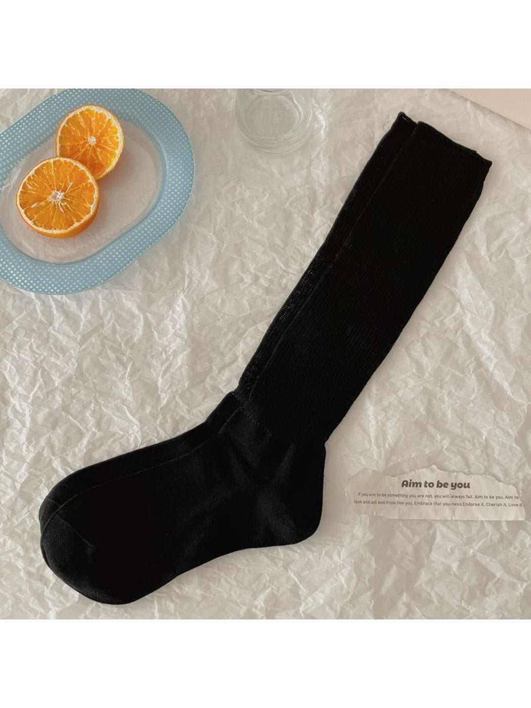 Rufia - Classic Rib Knit Crew Socks product image 5