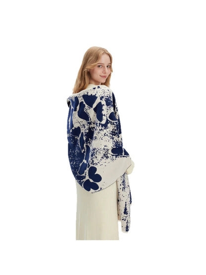 Scarvii - Abstract Butterfly Reversible Scarf