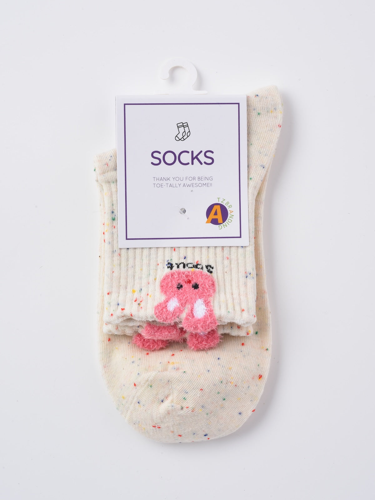 Rufia - Bunny Stripe Confetti Crew Socks