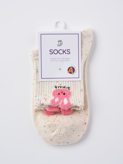 Rufia - Bunny Stripe Confetti Crew Socks