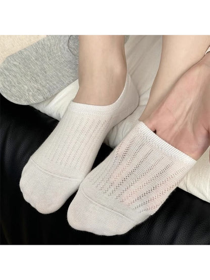Rufia - Elegant Minimal Solid No Show Socks