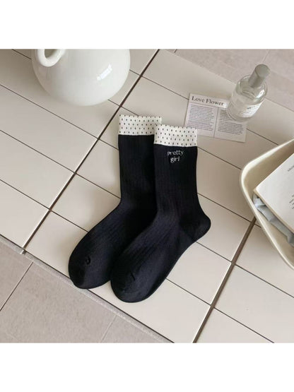Rufia - Pretty Girl Embroidered Crew Socks product image 5